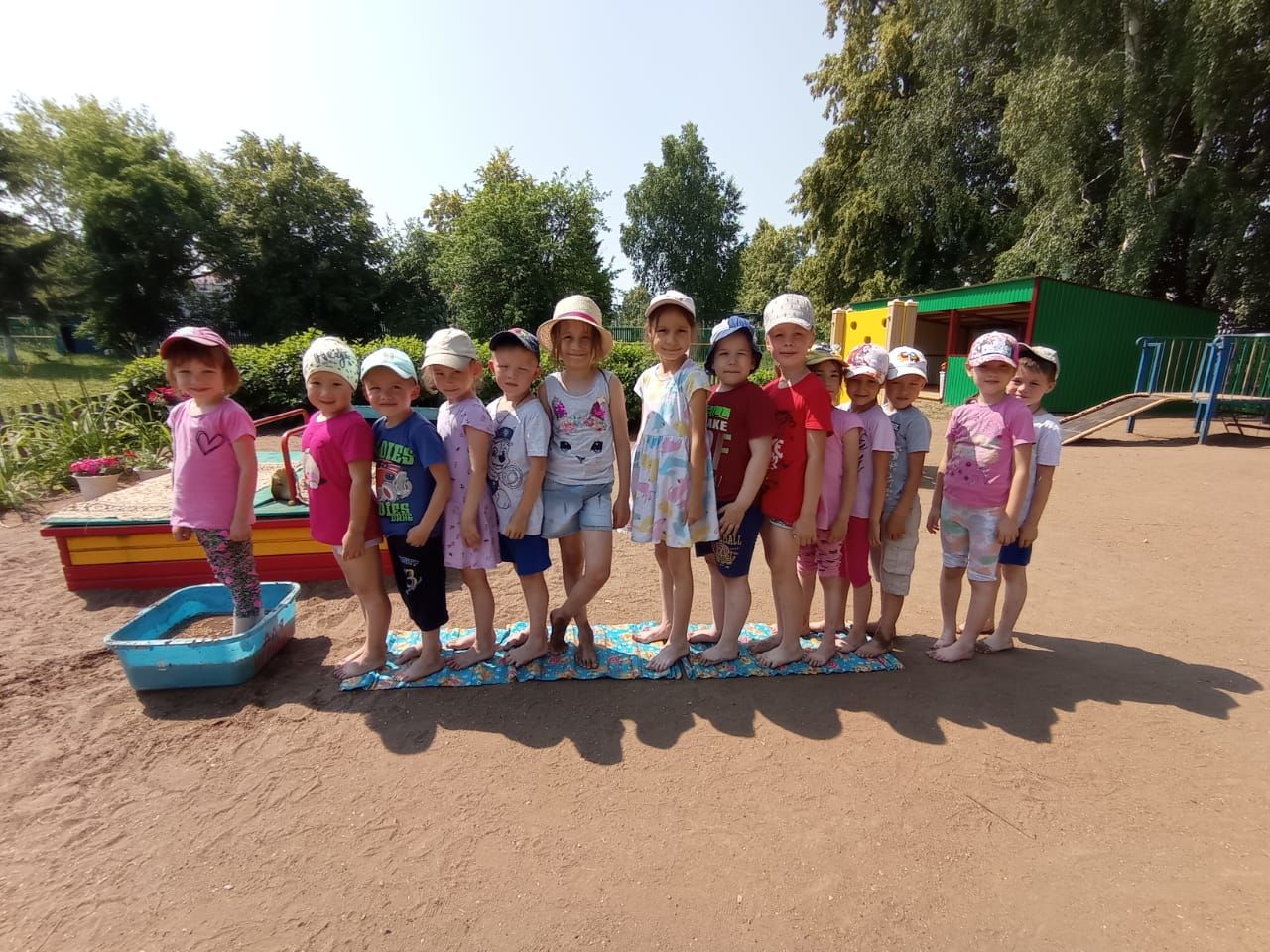 "Ромашка" балалар бакчасында чыныктыру чаралары уздырылды (+фотолар)