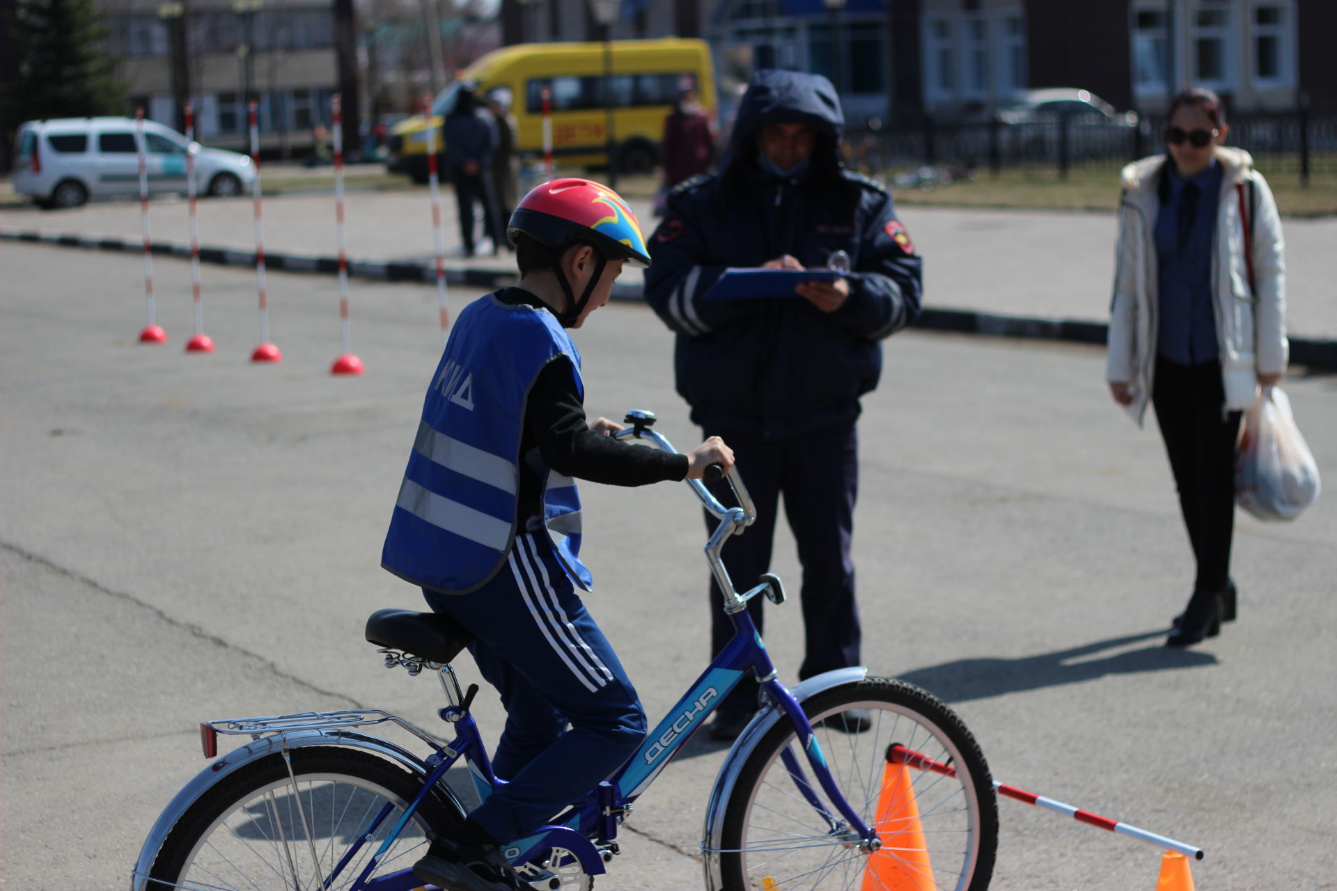 «Куркынычсыз тәгәрмәч» хәрәкәте яшь инспекторларының Бөтенроссия конкурсының муиципаль этабы узды