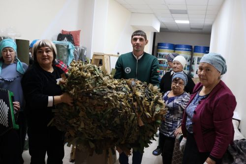 Актанышта маскировка челтәрләре үрү дәвам итә