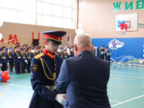 Советлар Союзы Герое Хәсән Заманов исемендәге кадет мәктәбендә ант кабул итү тантанасы