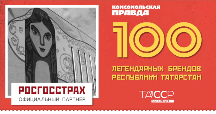 ТАССРның 100 еллыгына багышланган «100 легендар бренд»ның 1 этабы җиңүчеләре билгеле