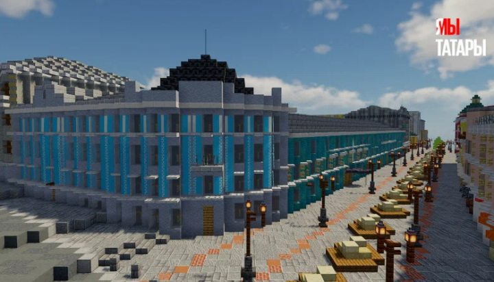 Казань воссоздали в Minecraft