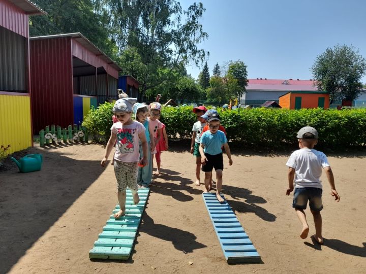 "Ромашка" балалар бакчасында чыныктыру чаралары уздырылды (+фотолар)