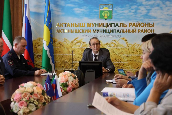 Актанышта юл хәрәкәте иминлеге мәсьәләләре каралды