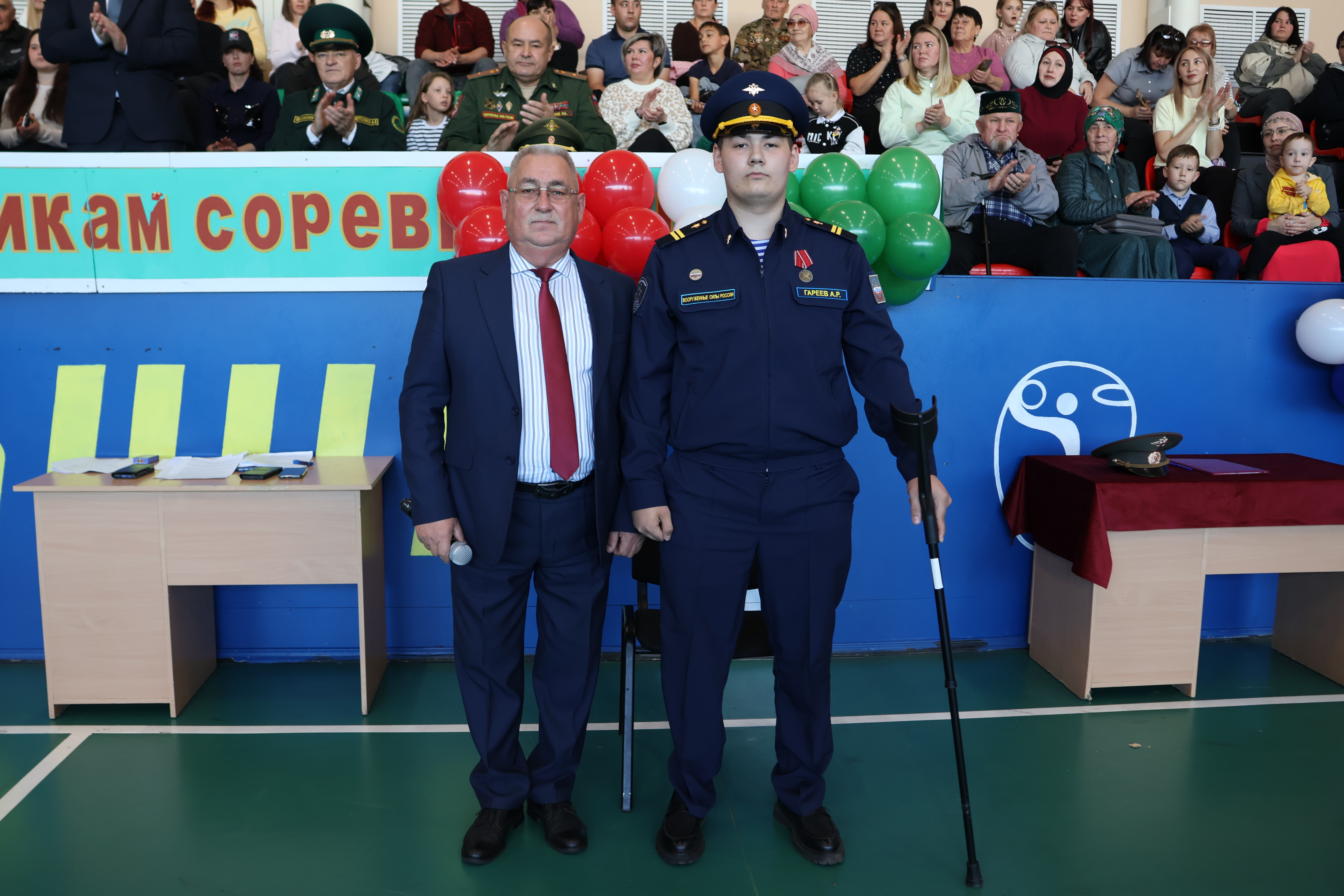 Кадетлар антын махсус хәрби операция ветераны кабул итте
