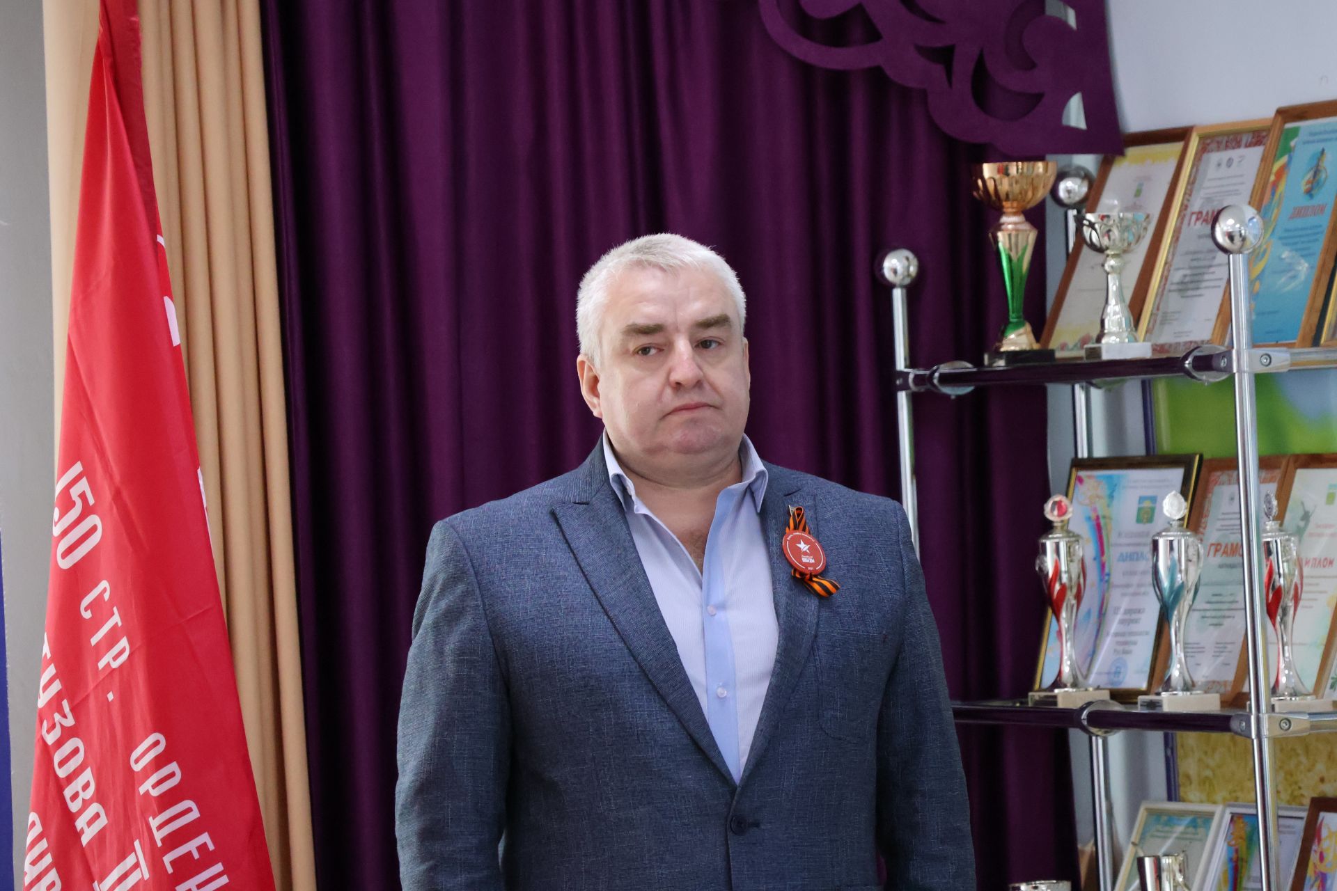 Актаныш технология техникумында узган «Җиңү диктанты» акциясе студентларны, укытучыларны һәм кунакларны бер мәйданга җыйды