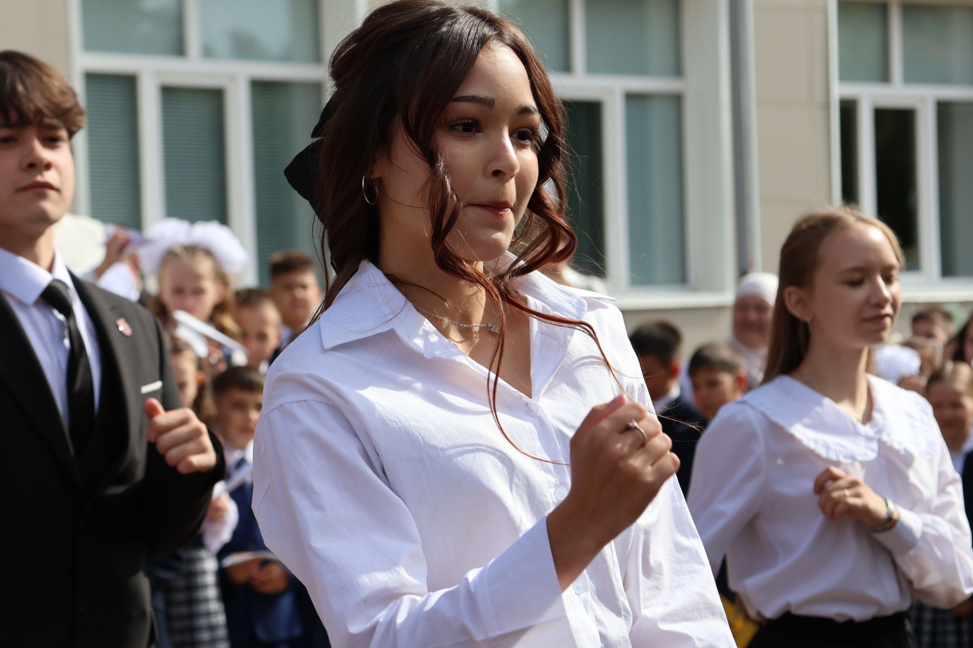 115 еллык тарихы булган Актанышның 1 нче санлы мәктәбендә беренче кыңгырау чыңлады