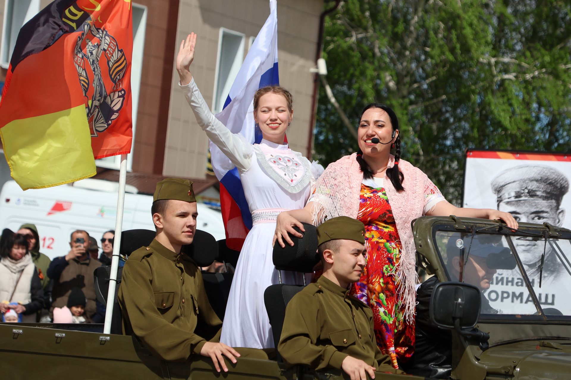 Актанышта Бөек Җиңү бәйрәменнән безнең фоторепортаж