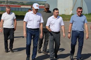Актаныш районына ТР Авыл хуҗалыгы һәм азык-төлек министры Марат Җаббаров килде