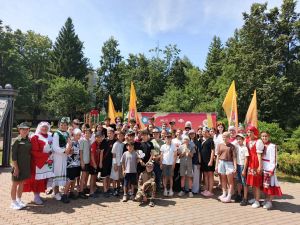 Актанышның мәдәният паркында 6 авыл китапханәчесе балалар өчен библиотур оештырды