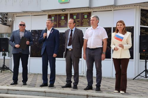 Россия флагы астында – бердәм без: Актанышта бәйрәм велойөреше