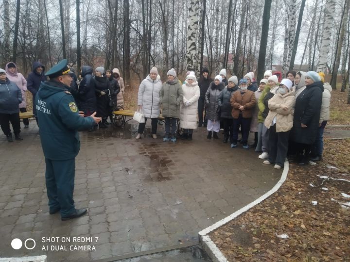 Актаныш үзәк район хастаханәсендә шартлы янгын сүндерелде