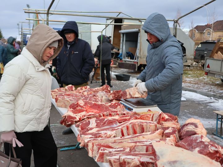 Халыклар бердәмлеге көненә багышланган ярминкәдә сыер итенең ассортименты бик зур