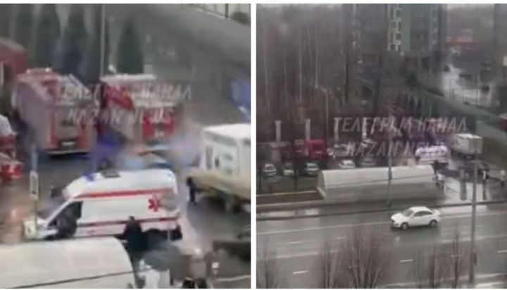 Казанда «Манхеттен» торак комплексына янгын сүндерү машиналары җыелган